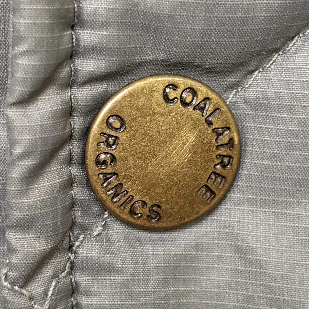 Coalatree Organics The Quilted Heritage Chore Jacket Gray Medium